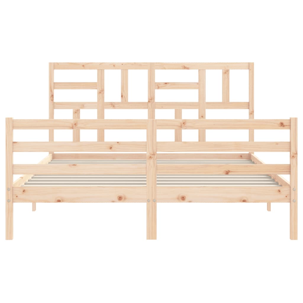 Sengeramme med hodegavl King Size heltre