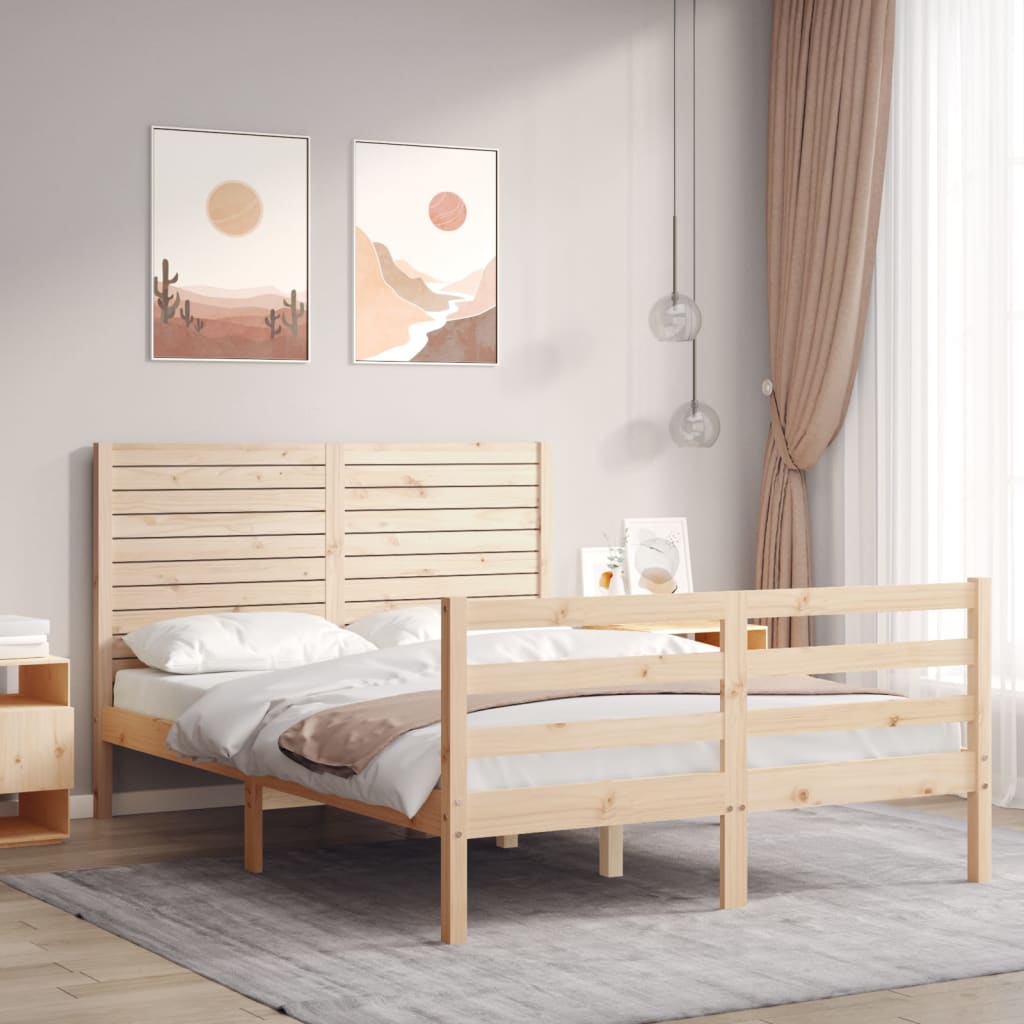 Sengeramme med hodegavl double heltre