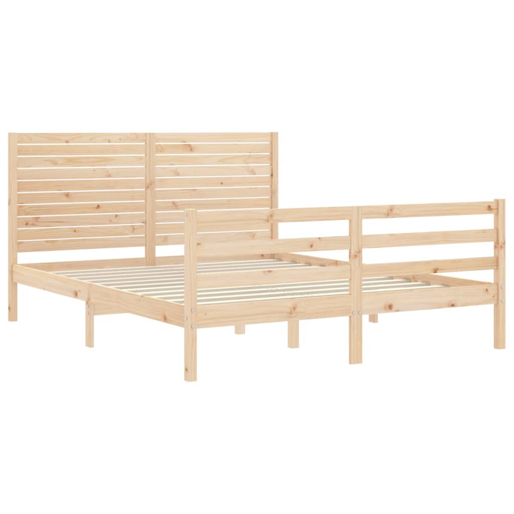 Sengeramme med hodegavl King Size heltre