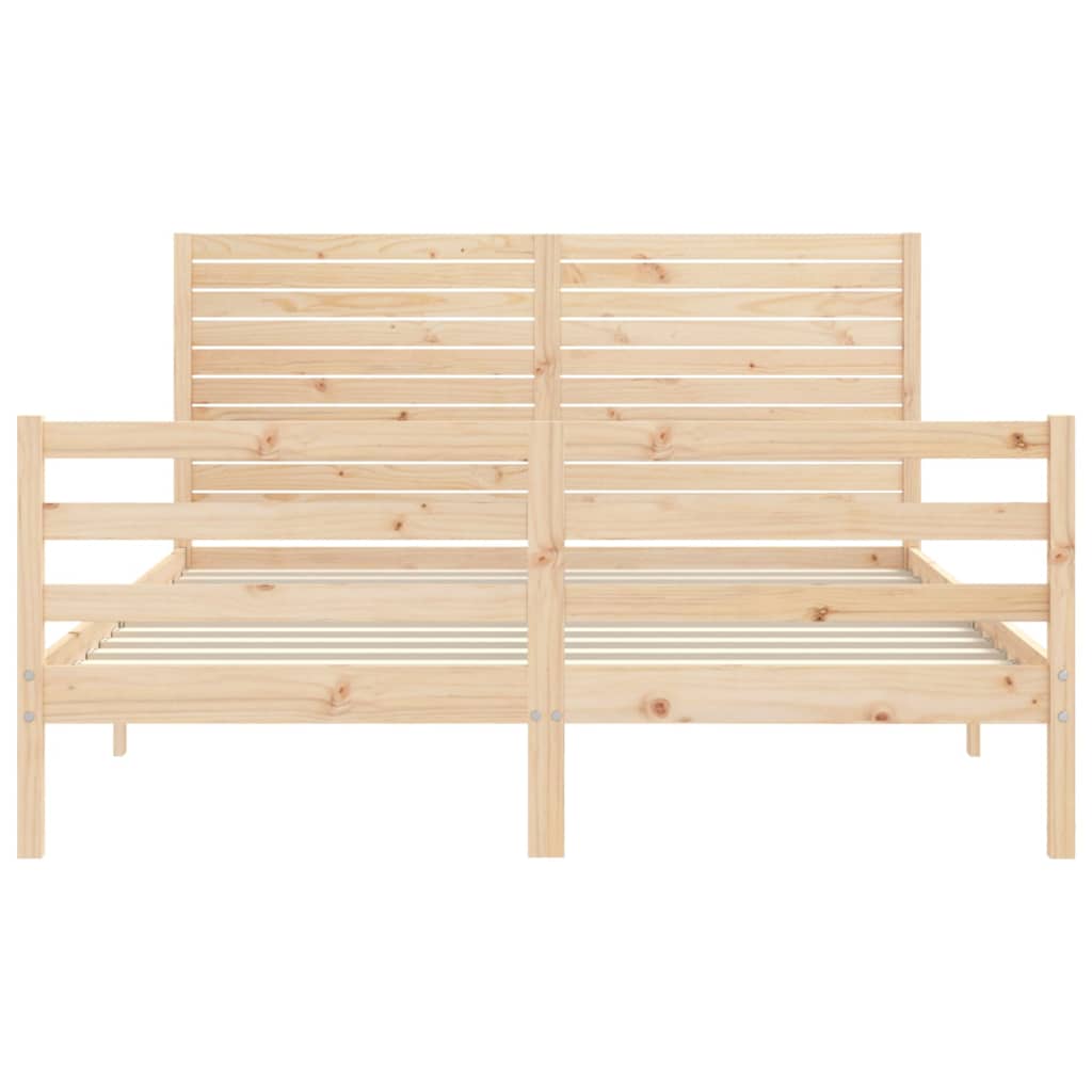 Sengeramme med hodegavl King Size heltre