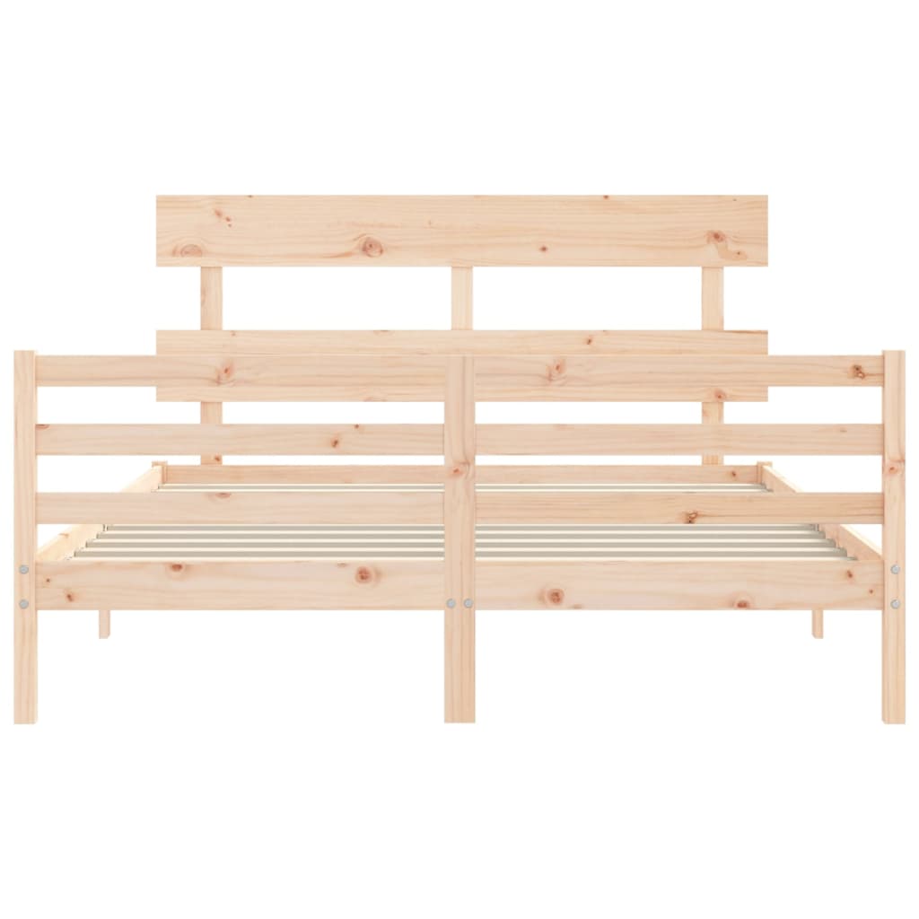Sengeramme med hodegavl King Size heltre