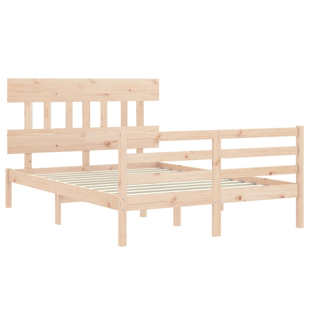 Sengeramme med hodegavl double heltre