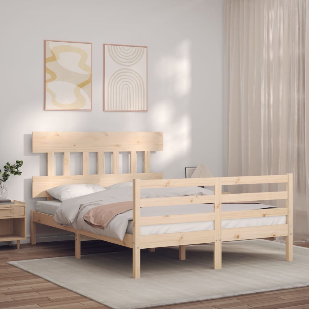 Sengeramme med hodegavl double heltre