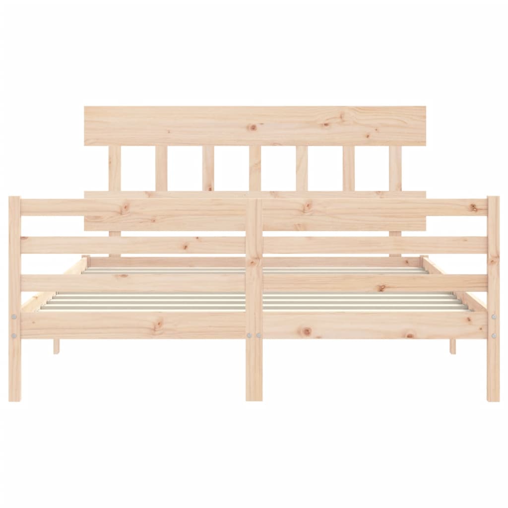 Sengeramme med hodegavl King Size heltre