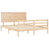 Sengeramme med hodegavl King Size heltre