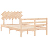Sengeramme med hodegavl double heltre