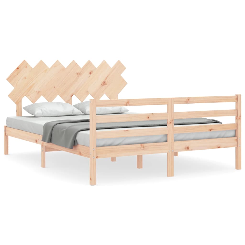 Sengeramme med hodegavl King Size heltre