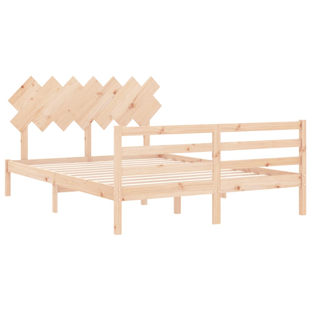 Sengeramme med hodegavl King Size heltre