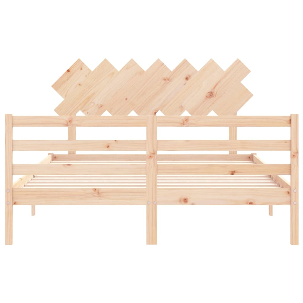 Sengeramme med hodegavl King Size heltre