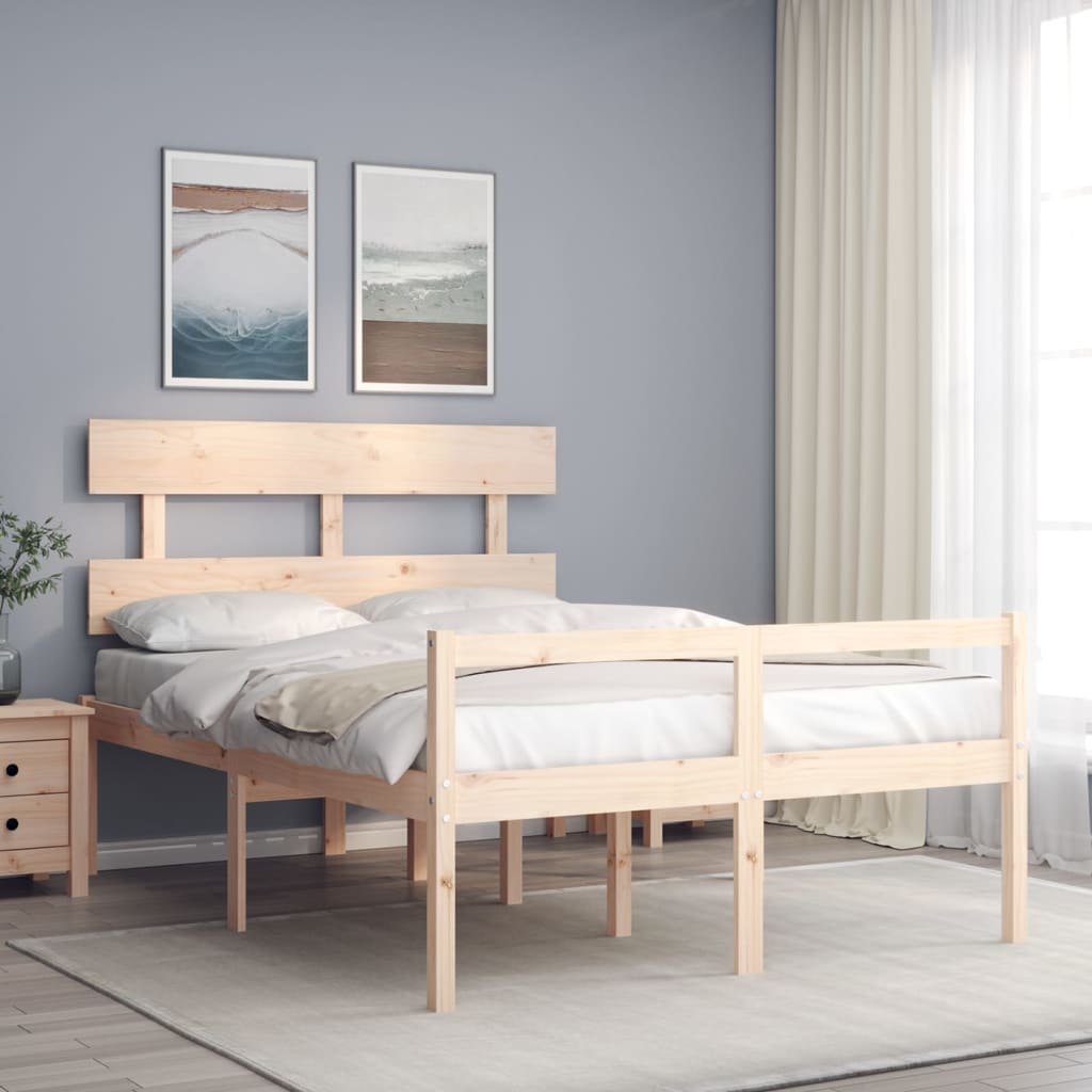 Seniorseng med hodegavl 140x190 cm heltre