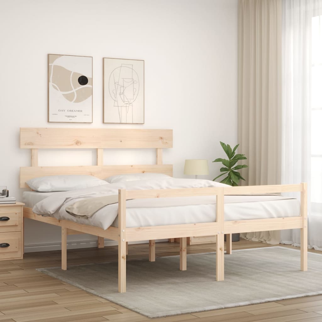 Seniorseng med hodegavl 160x200 cm heltre