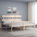 Seniorseng med hodegavl 200x200 cm heltre