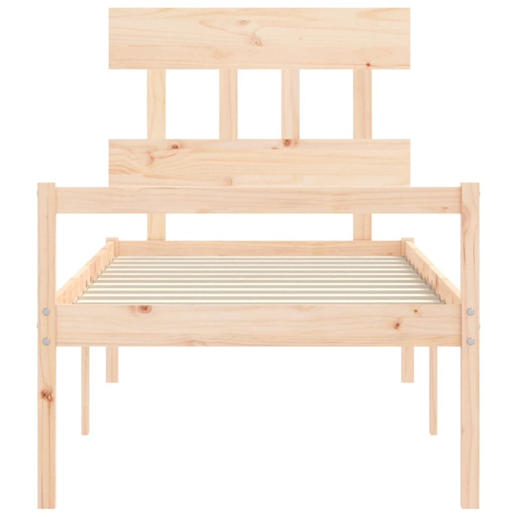 Seniorseng med hodegavl 90x200 cm heltre