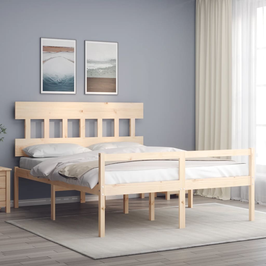Seniorseng med hodegavl 160x200 cm heltre
