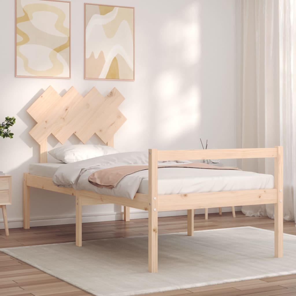 Seniorseng med hodegavl 90x200 cm heltre