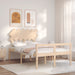 Seniorseng med hodegavl 120x200 cm heltre