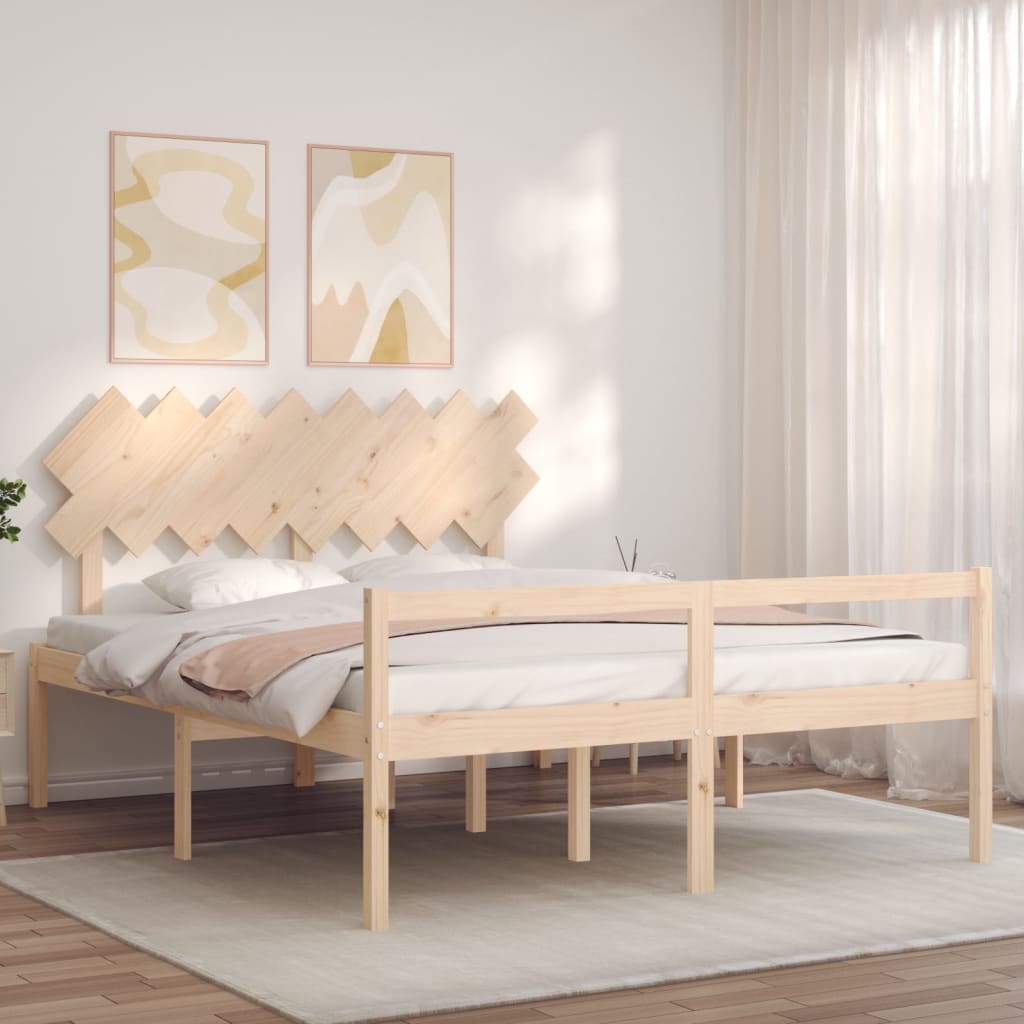Seniorseng med hodegavl 160x200 cm heltre
