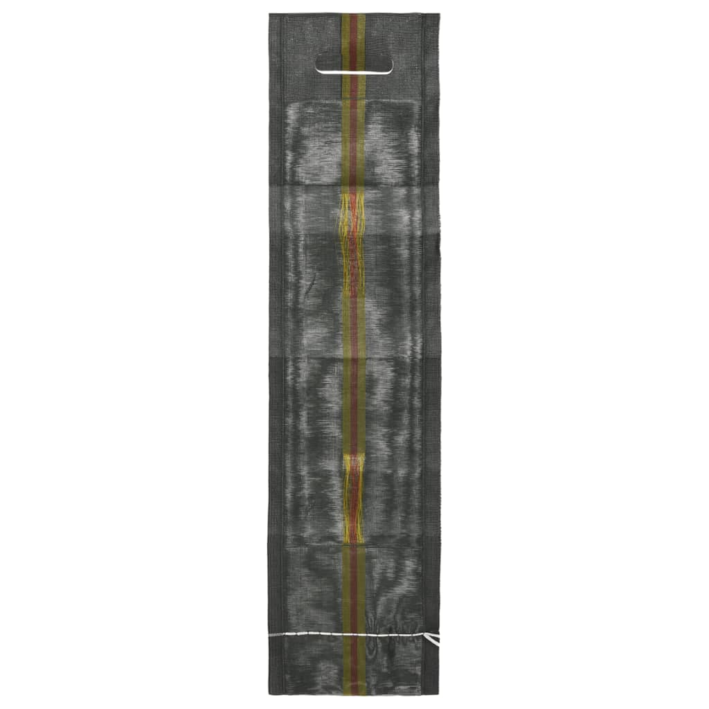 Sandsekker 25 stk mørkegrønn 103x25 cm HDPE