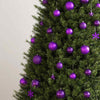 Julekulesett 111 deler lilla polystyren