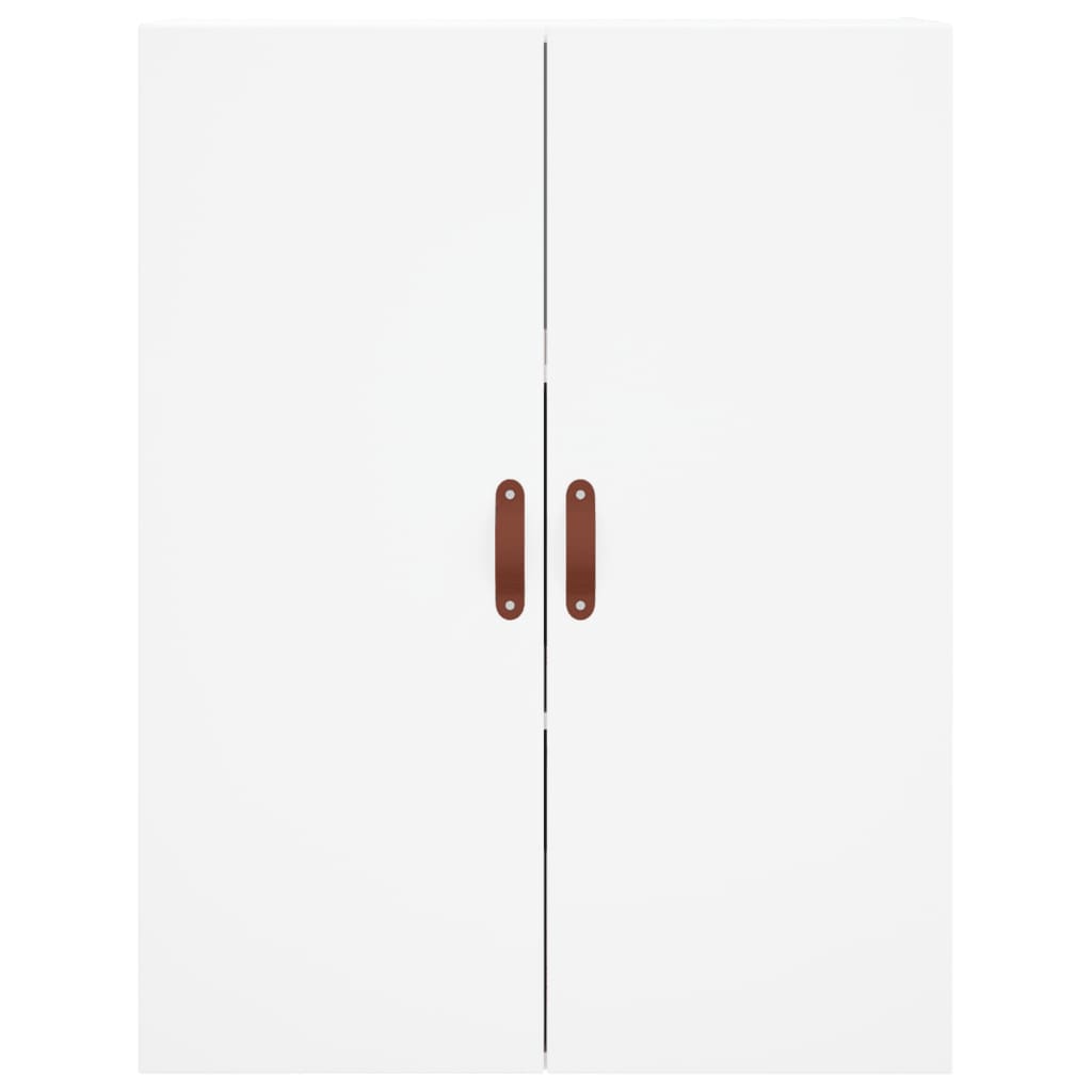 Veggskap 2 stk hvit 69,5x34x90 cm