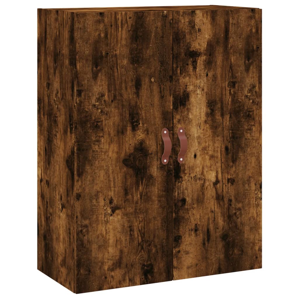 Veggskap 2 stk røkt eik 69,5x34x90 cm