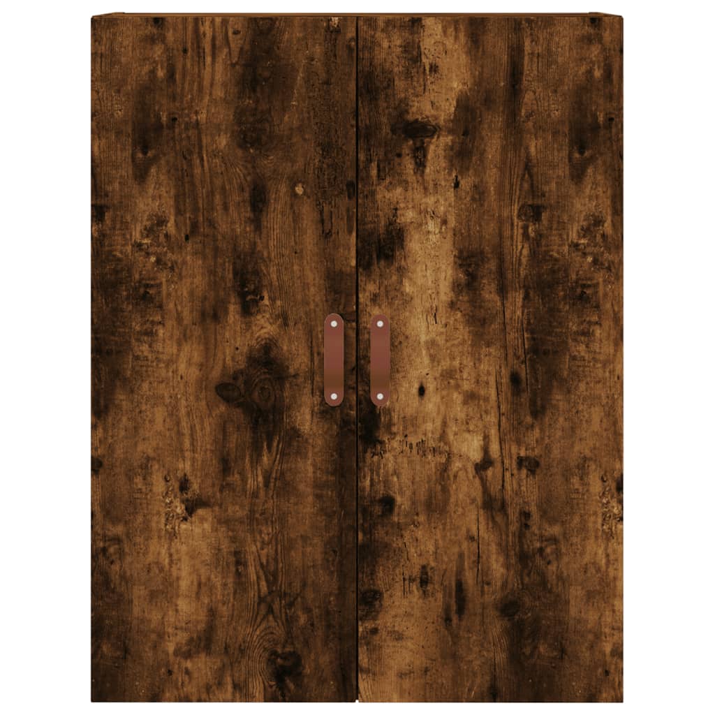Veggskap 2 stk røkt eik 69,5x34x90 cm