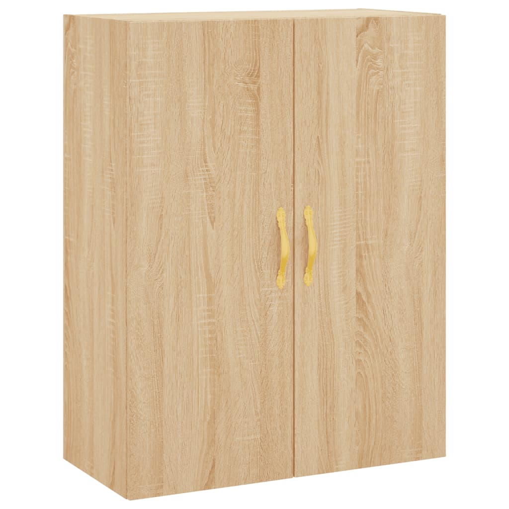 Veggskap 2 stk sonoma eik 69,5x34x90 cm