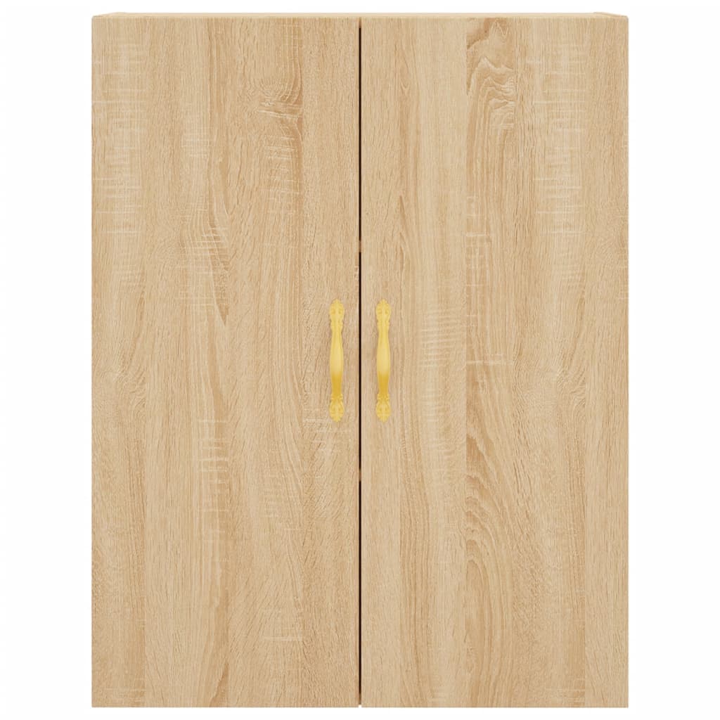 Veggskap 2 stk sonoma eik 69,5x34x90 cm