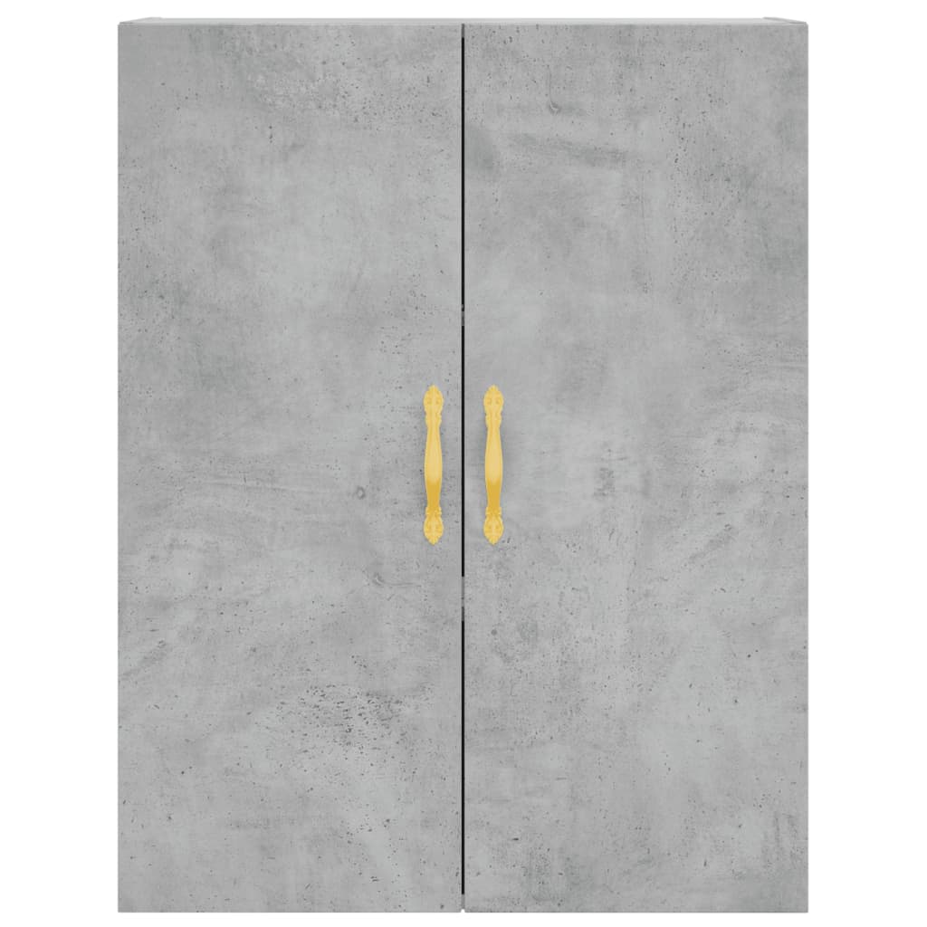 Veggskap 2 stk betonggrå 69,5x34x90 cm