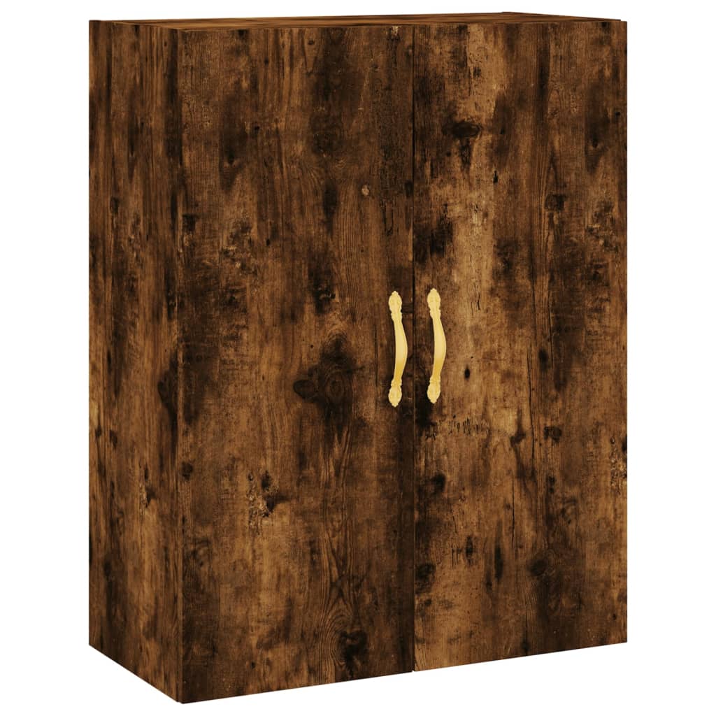 Veggskap 2 stk røkt eik 69,5x34x90 cm