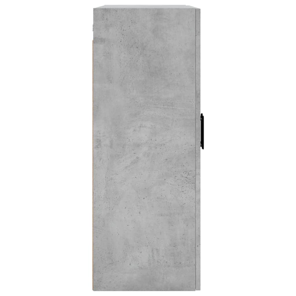 Veggskap 2 stk betonggrå 69,5x34x90 cm