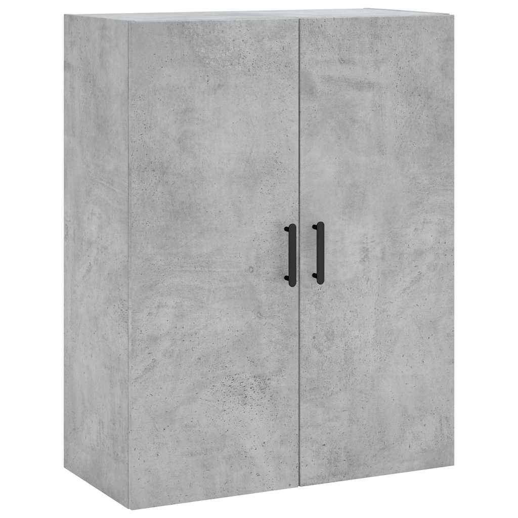 Highboard betonggrå 69,5x34x180 cm konstruert tre vidaXL