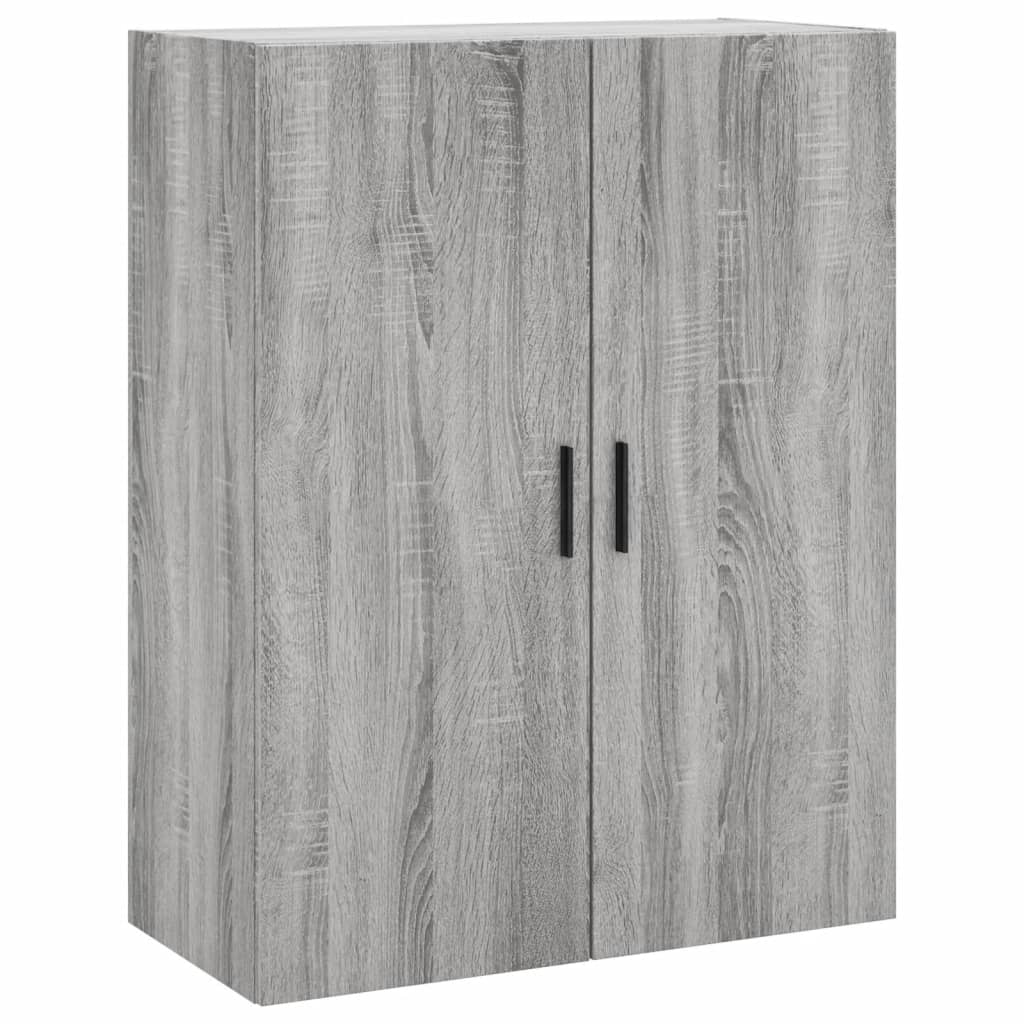 Highboard grå sonoma 69,5x34x180 cm konstruert tre vidaXL