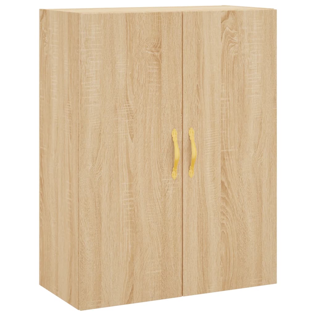 Highboard sonoma eik 69,5x34x180 cm konstruert tre