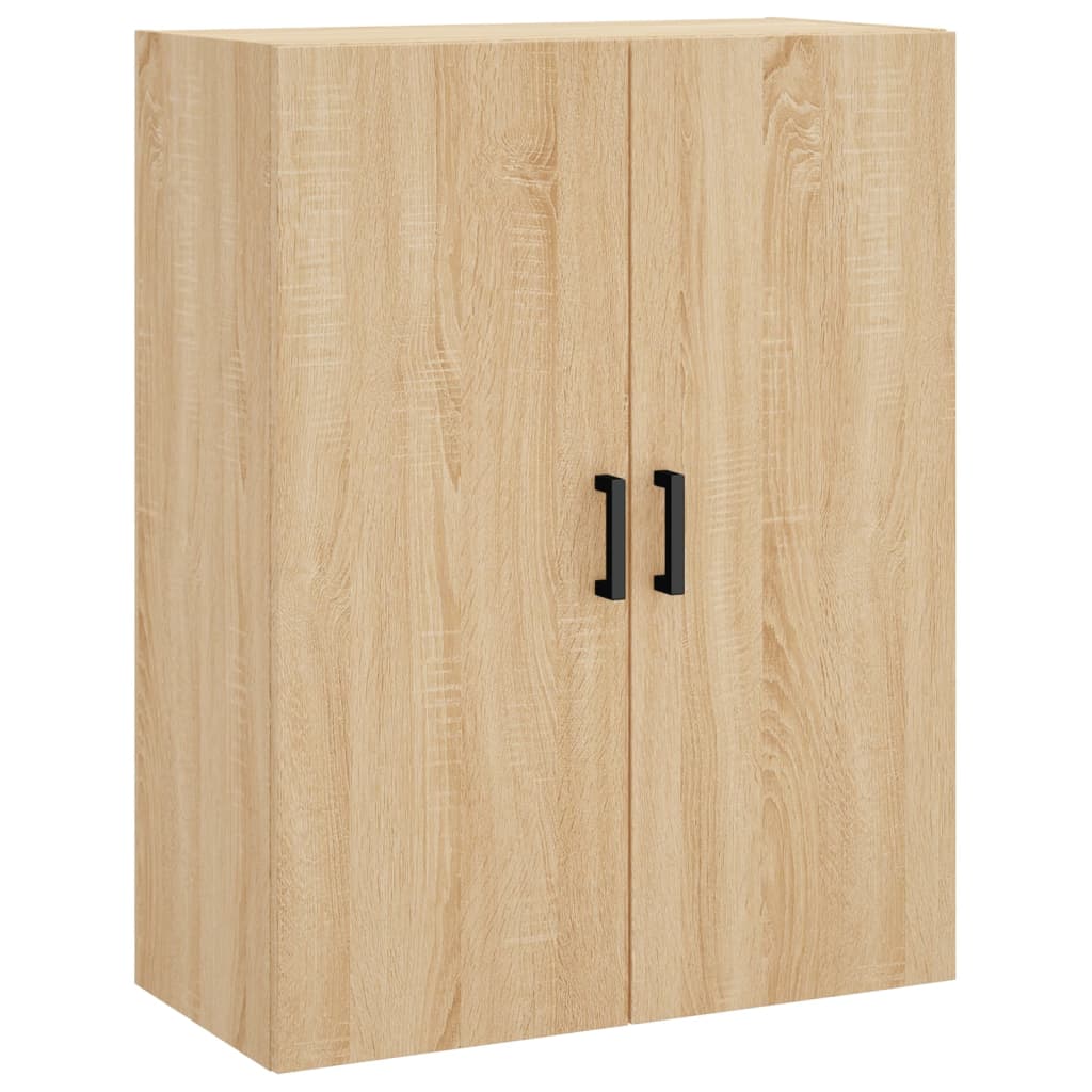 Highboard sonoma eik 69,5x34x180 cm konstruert tre