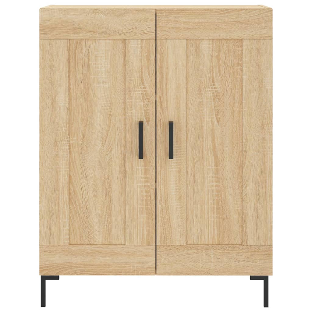 Highboard sonoma eik 69,5x34x180 cm konstruert tre