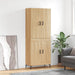 Highboard sonoma eik 69,5x34x180 cm konstruert tre