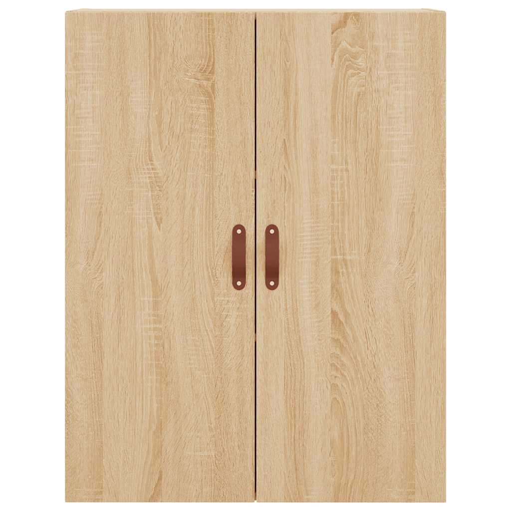 Highboard sonoma eik 69,5x34x180 cm konstruert tre