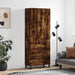 Highboard røkt eik 69,5x34x180 cm konstruert tre