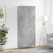 Highboard betonggrå 69,5x34x180 cm konstruert tre
