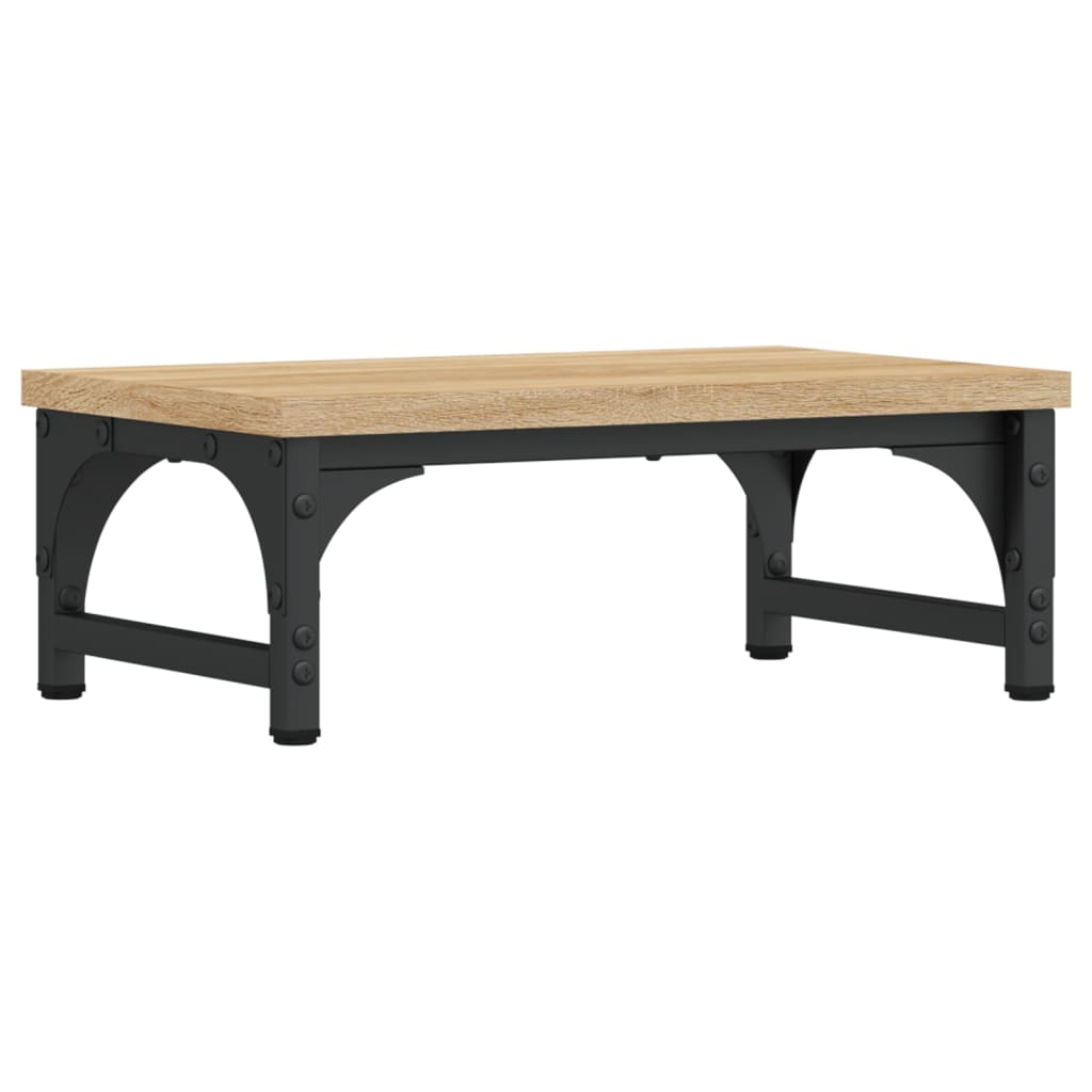 Skjermstativ sonoma eik 37x23x14 cm konstruert tre