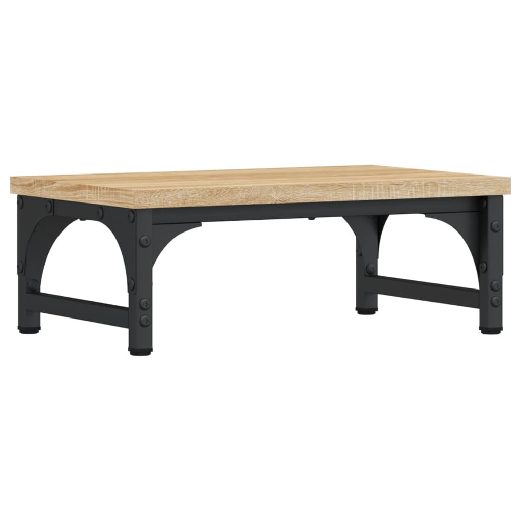 Skjermstativ sonoma eik 37x23x14 cm konstruert tre