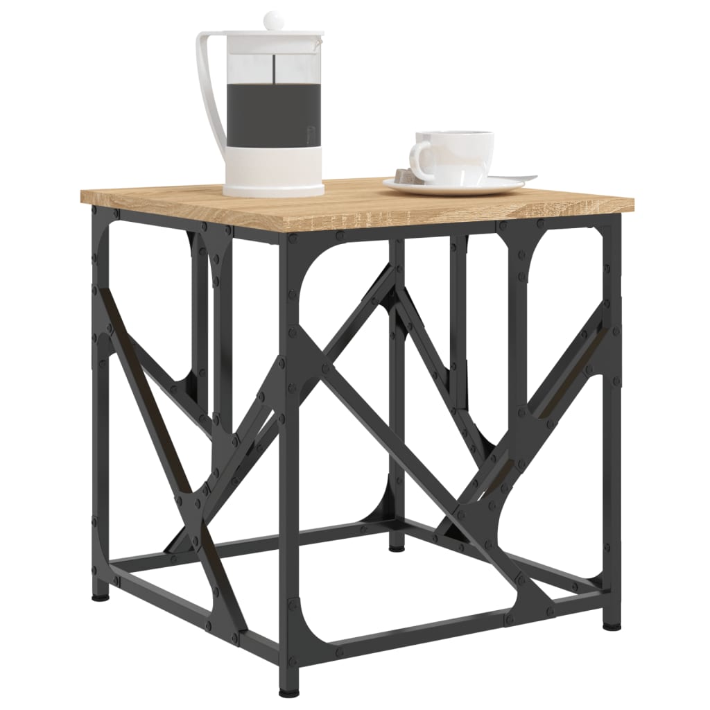 Salongbord sonoma eik 45x45x47,5 cm konstruert tre