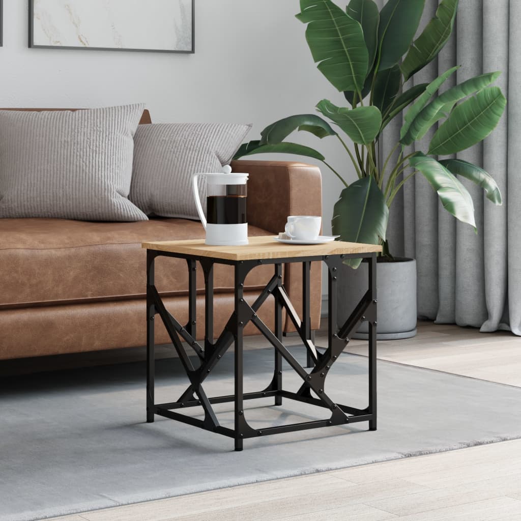 Salongbord sonoma eik 45x45x47,5 cm konstruert tre