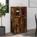 Highboard røkt eik 62x32x106,5 cm konstruert tre