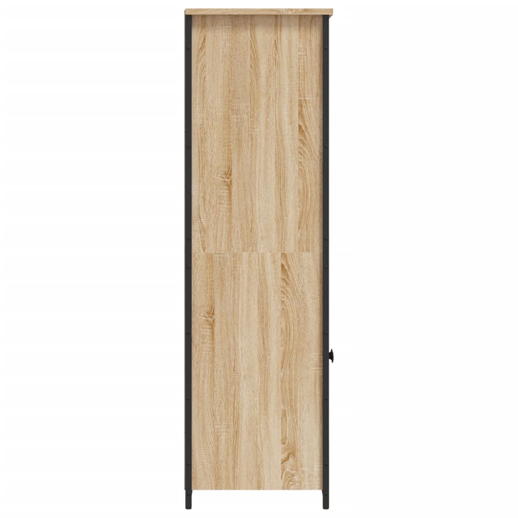 Highboard sonoma eik 62x36x121,5 cm konstruert tre