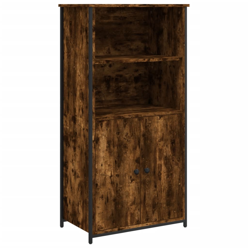 Highboard røkt eik 62x36x121,5 cm konstruert tre