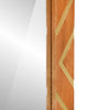 Baderomsspeil brun 50x70x3 cm heltre mango og glass