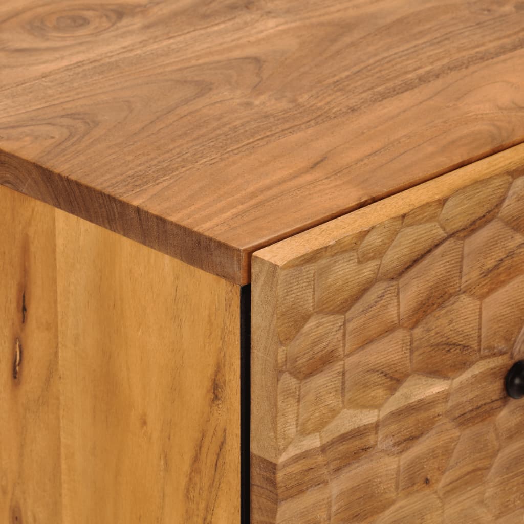 Sideskap 60x33x75 cm heltre akasie