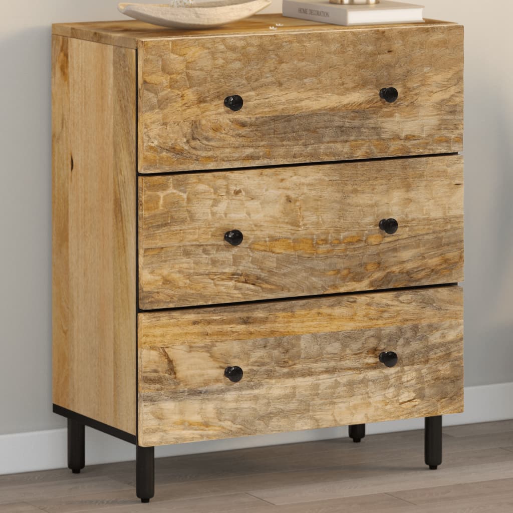 Sideskap 60x33x75 cm heltre mango